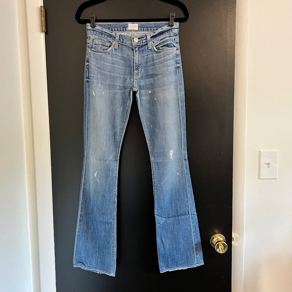 Hudson Elle Mid Rise Baby Boot Jean (size 24)